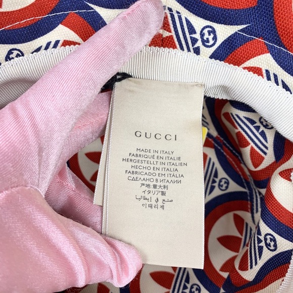 NWT Gucci x Adidas Bucket Hat Red/Blue Size M main image 4